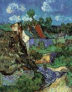 Vincent Van Gogh Houses in Auvers oil painting artist